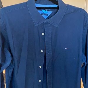 Tommy Hilfiger used blue shirt